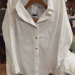 White Button-Up Shirt